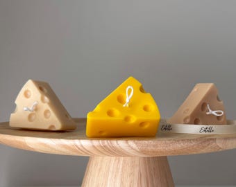 Handmade Cheese Soy Candle | Unique Food Candle Decor