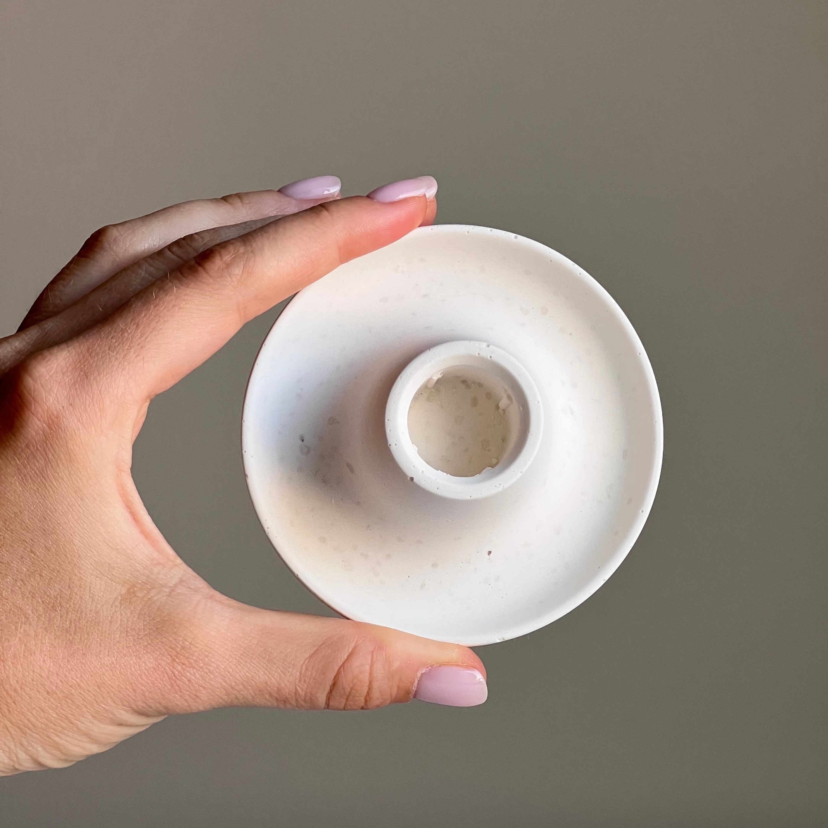 Round Candlestick Holder Taper Candle Holder Wedding Decor Etsy