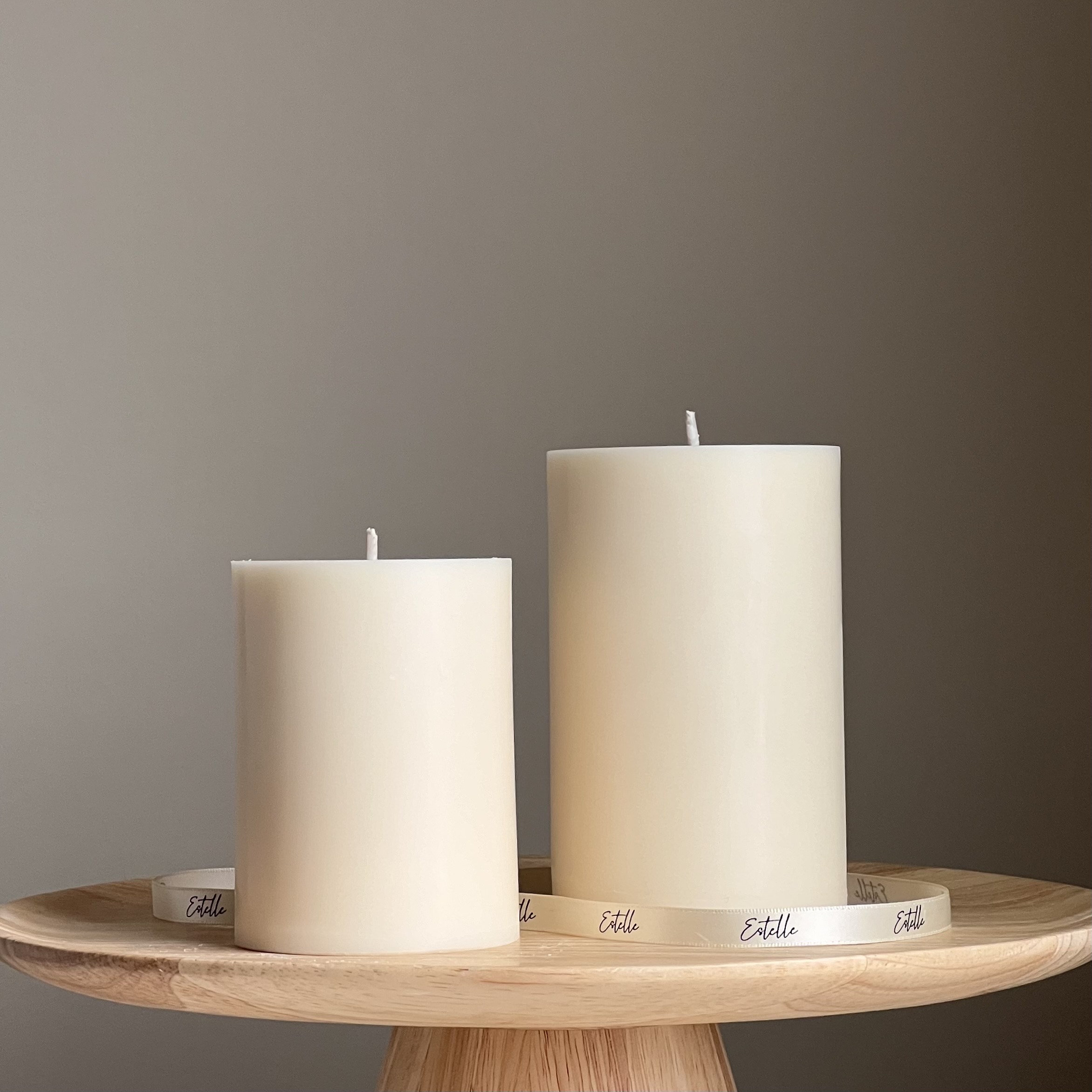 Handmade Soy Wax Pillar Candle: Decorative Candle
