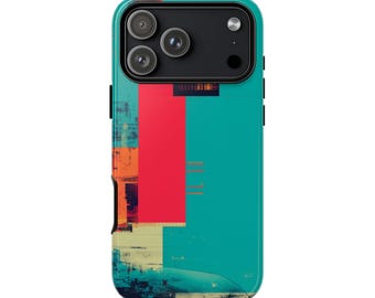 Abstract Geometric Phone Case, Lexan Plastic Cover