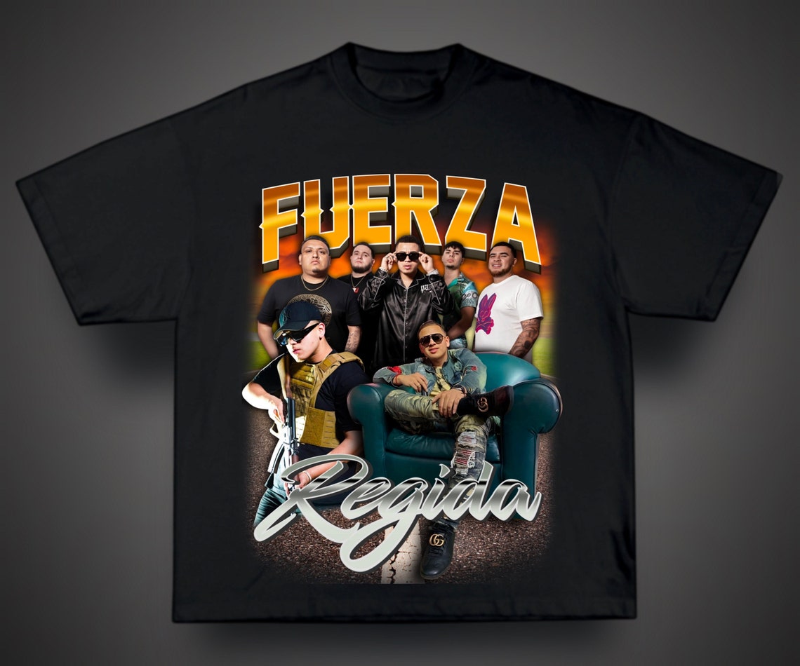 Fuerza Regida Graphic Tshirt Etsy