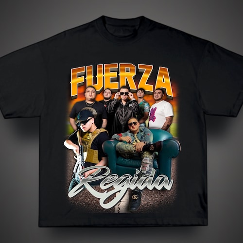 Fuerza Regida Graphic T Shirt Etsy