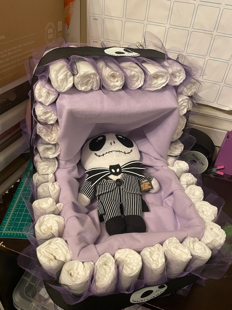 Nightmare Before Christmas Diaper Cake Etsy