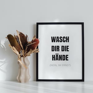 Wash Your Hands Poster/Mural/Wall Art