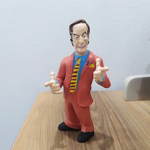 mejor llamar a saul - saul goodman - 4,9 pulgadas (15 cm) - estilo de dibujos animados