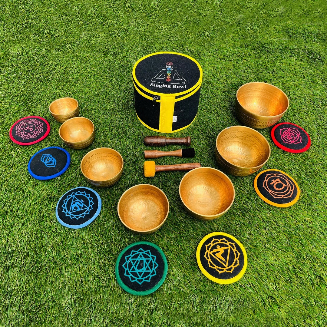 Special Launch Price 7 Singing Bowls Set for Meditation, Relaxation