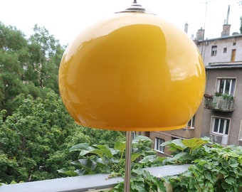 Lámpara de pie Starlux amarilla de los años 70