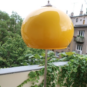 Lampadaire Starlux jaune des années 1970 image 1