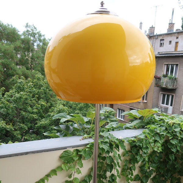 Lampadaire Starlux jaune des années 1970