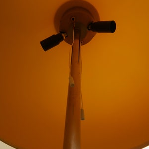 Lámpara de pie Starlux amarilla de los años 70 imagen 7