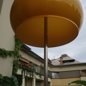 Lámpara de pie Starlux amarilla de los años 70 imagen 3