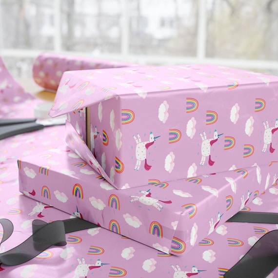 Iriserend Cadeaupapier – 4 Vellen – 50x70 Cm – Holografisch Regenboog – Met Lint – Voor Feest & Verjaardag