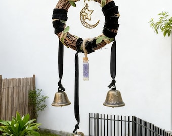 Witch Bells for Door Protection, Ward Off Negativity, Pagan Door Charm