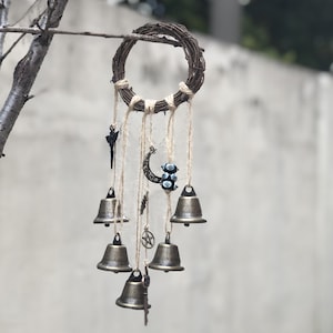 Witch&#39;s Bells for Protection, Good Fortune Bells, Protection Bells, Cleansing Bells, Witchcraft, Christmas Gifts, Witchy Decor, Home Decor