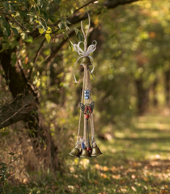 Hexenglocke Vintage Türklingel - Halloween Dekoration Mit Besen Für Haustür