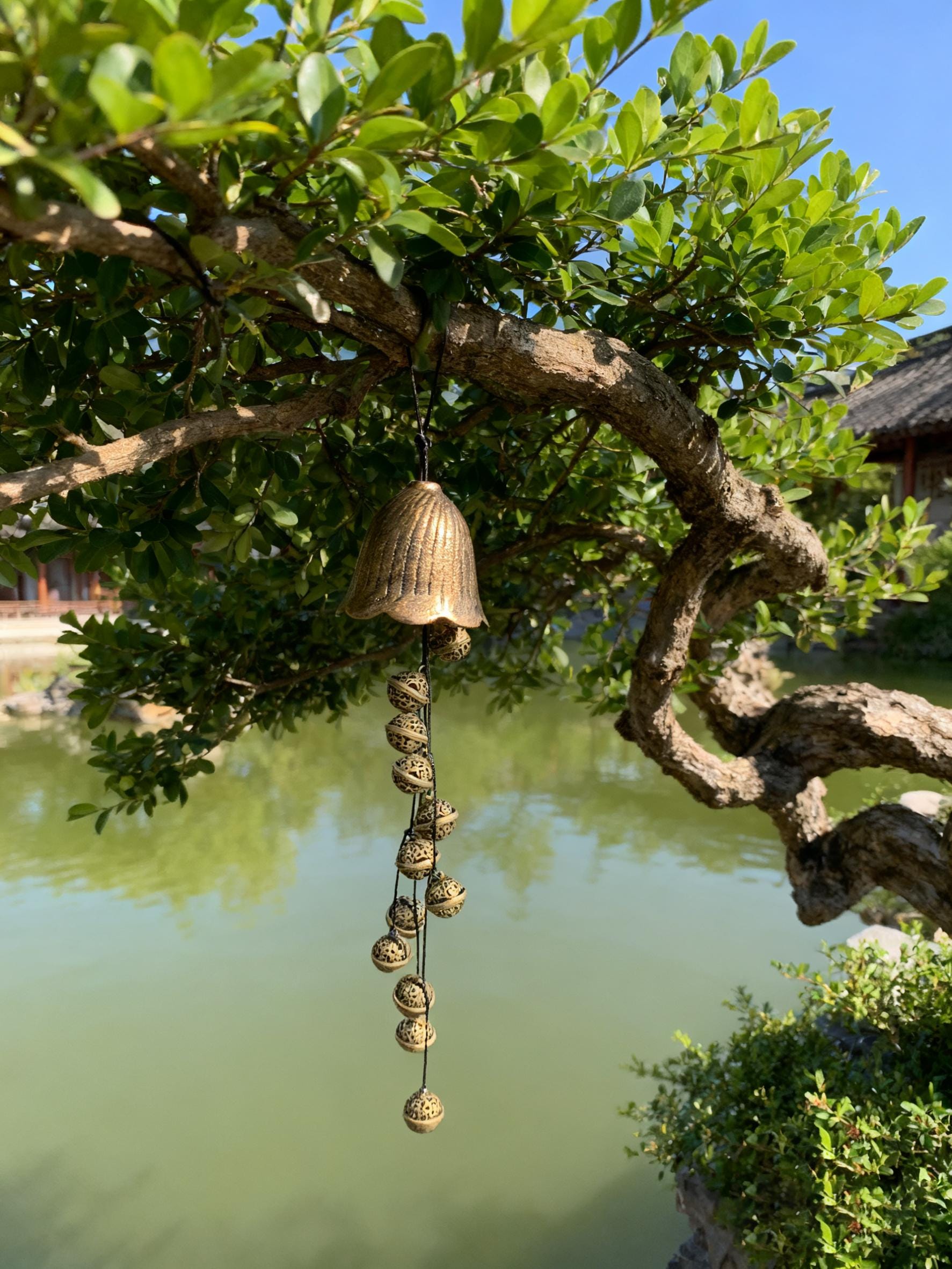 ドア保護用の魔女のベル、魔女のベル風鈴、ドアノブ用の吊り下げベル