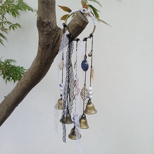 Vintage Gothic Witch Bells - Witch&#39;s Spiritual Bells - New Home Gift for Home Protection - Banish Negativity - Bells for Door Knob