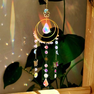Sun Catcher for Windows, Rainbow Maker Crystal, Rainbow Maker Beads, Rainbow Maker Prism, Ornament for Garden and Yard Decoration
