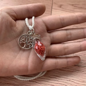 Spell Jar Necklace, Protection Spell Bottle Necklace, Self Love Spell Jar Necklace, Witchcraft Spell Bottle Necklace,  Herb Magic