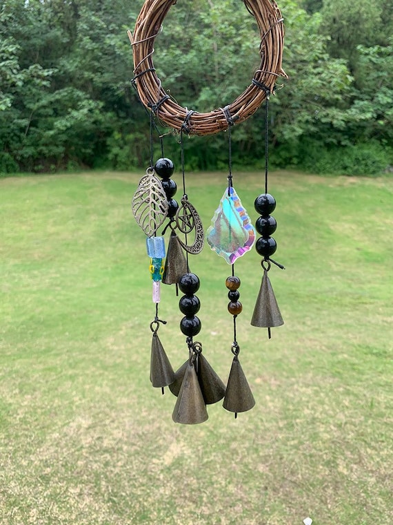 Hanging Bells for Door Protection, Handmade Witch Bells, Witchy