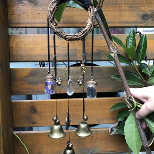 Bells For Door, Witch&#39;s Bells, Door Bells, Home Protection Bells, Ward Gifts, Witch Kitchen Supplies, Housewarming Gifts, Witchy Gifts