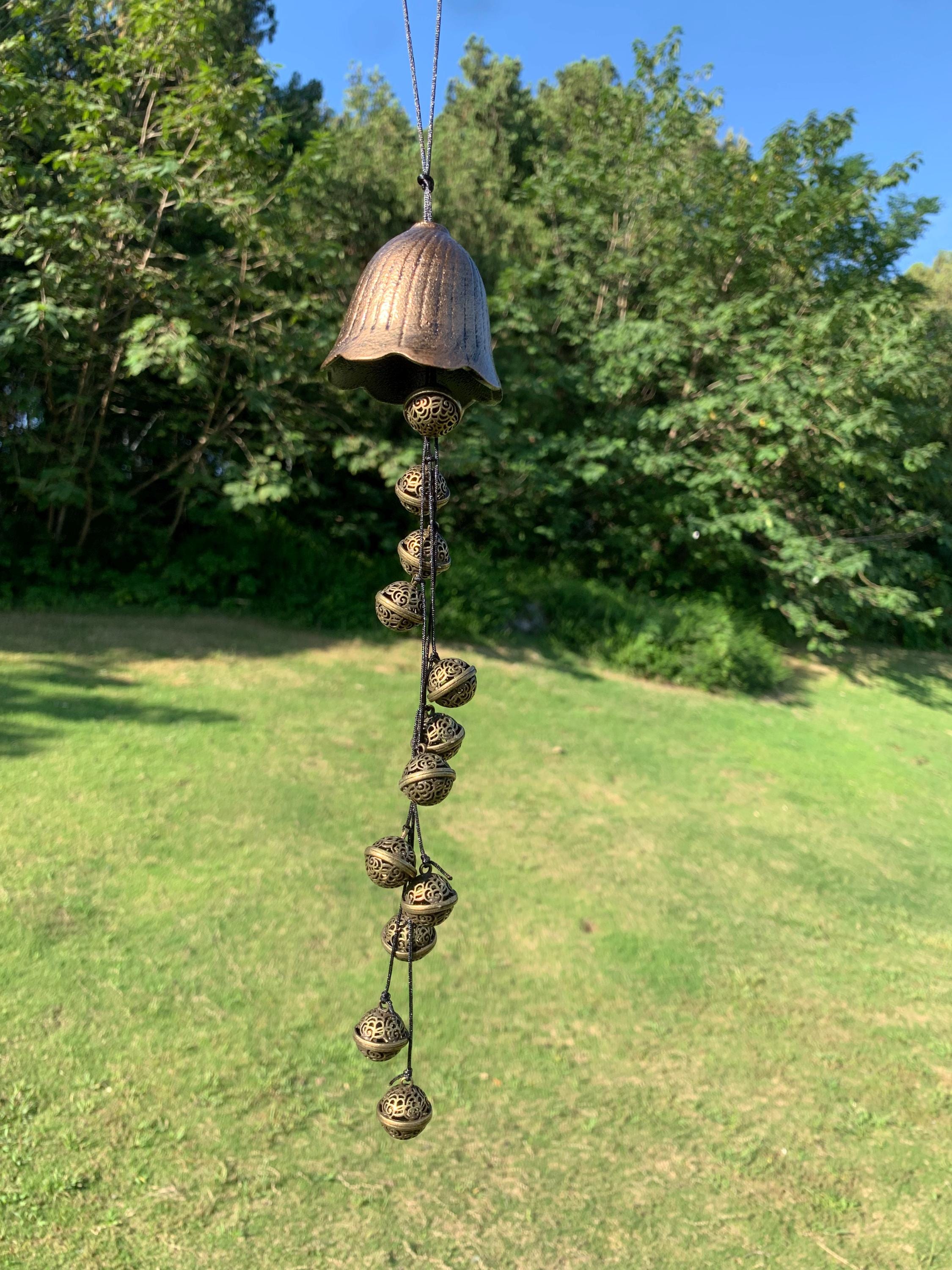 ドア保護用の魔女のベル、魔女のベル風鈴、ドアノブ用の吊り下げベル