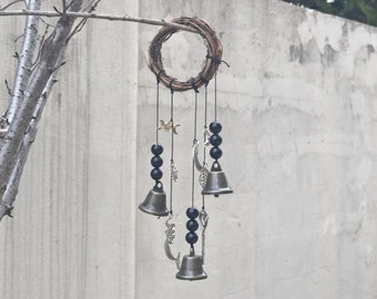Pagan Wiccan Witch Bells, Protection Hanging Bell, Good Luck
