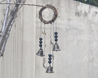 Front Door Protection Bells, Handmade Wicca Witch Bells, Witchy Things, Witch Bell, Witchcraft Supplies Housewarming Gifts, New Home Decor