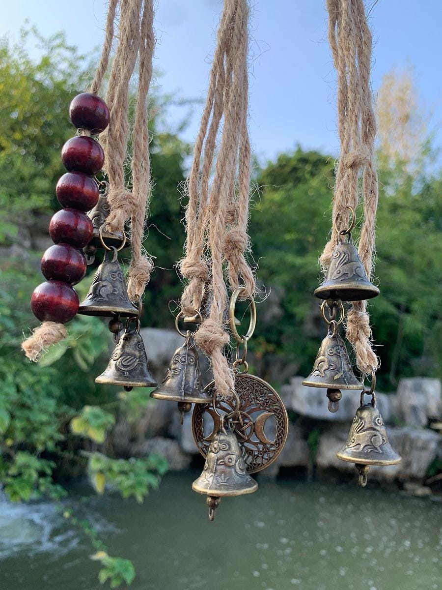 Hanging Bells for Home Protection, Witch Bells for Door Knob