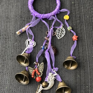 Magic Bells for Door, Witch Bells, Doorknob Hanger, Protection Bells, Front Door Witchcraft Decor, Clear Negative Energies, Housewarming