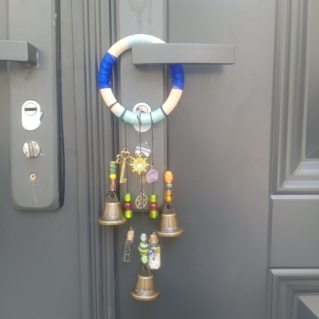 Witch Bells for Door Protection, Vintage Bells, Hanging Bells for Door