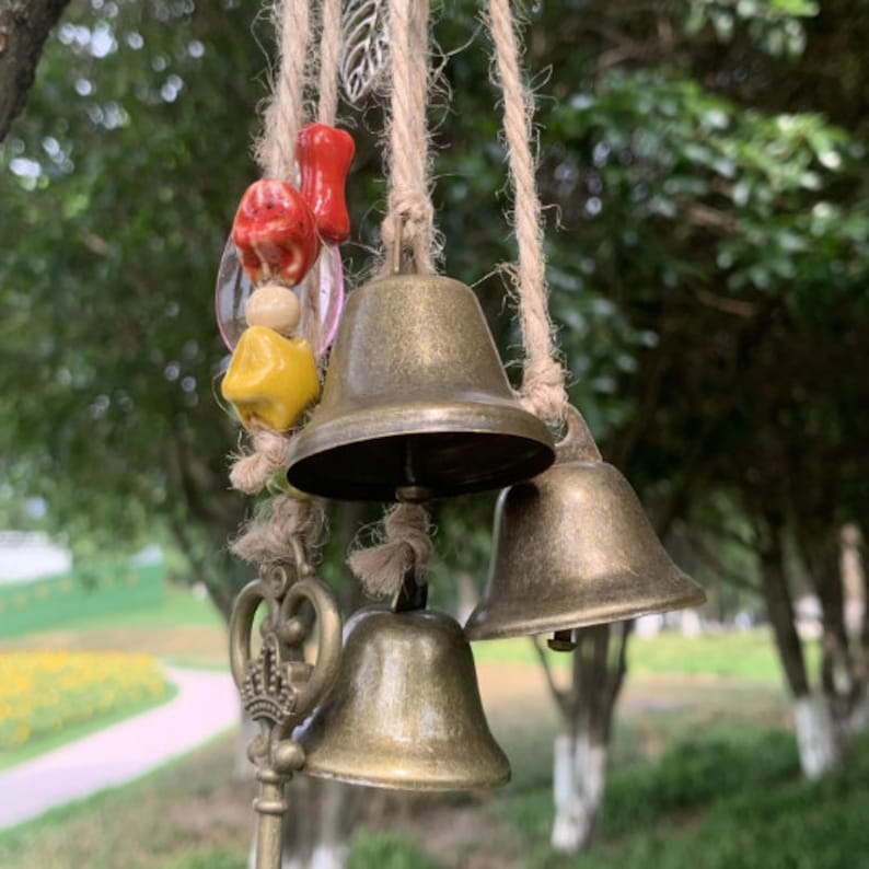 Key Tree Bells Black Witch Bells, Halloween Bells for Door Protection, Door Protection ...