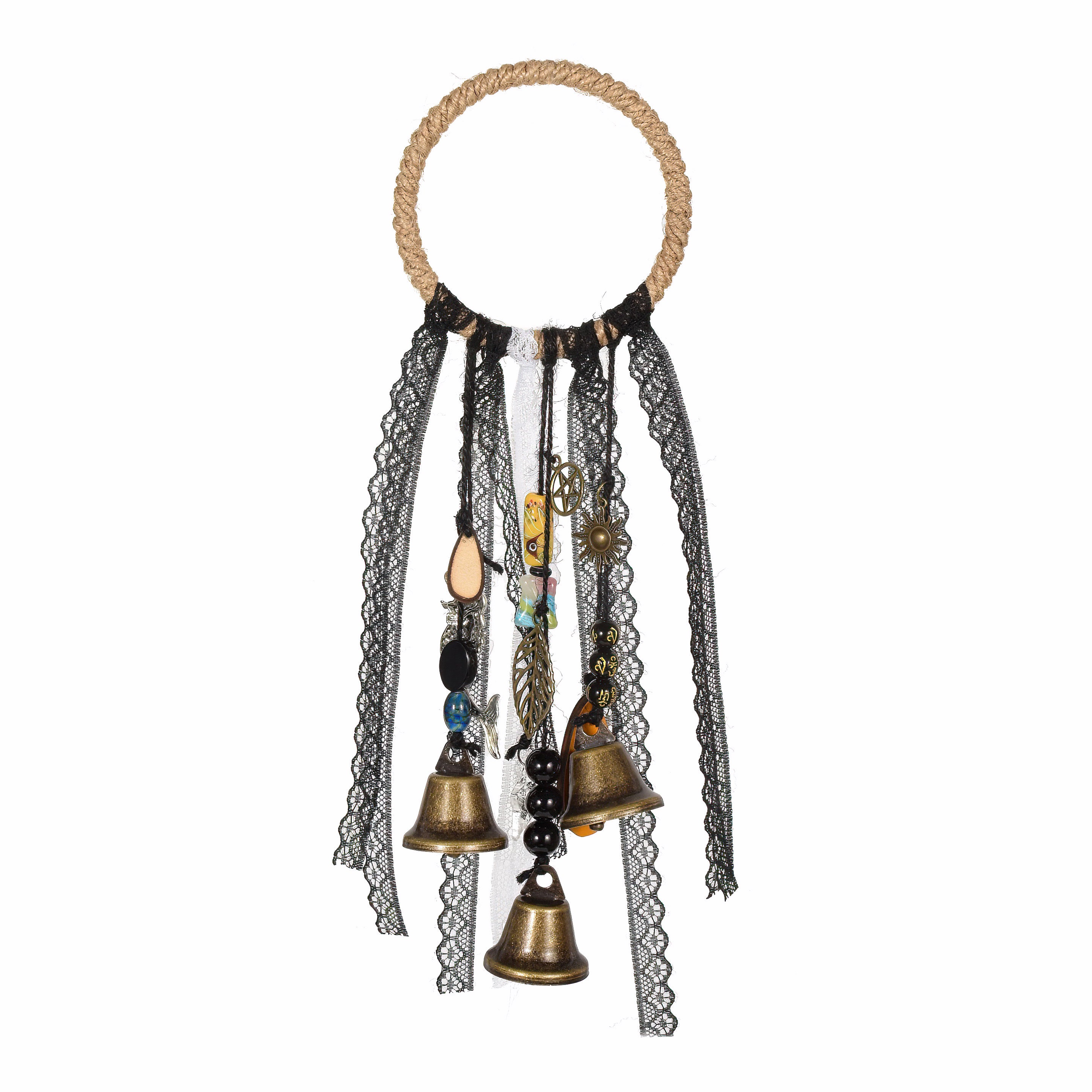 Blessing Bells Evil Spirit Witch Wind Chimes Home Wall Hanging Witchcraft  Decor Blessing Gift Garden Home Decor Ornament Christmas/Halloween