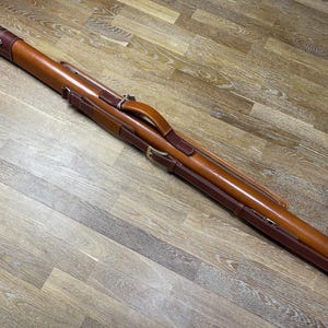 Handmade leather billiard cue case image 6