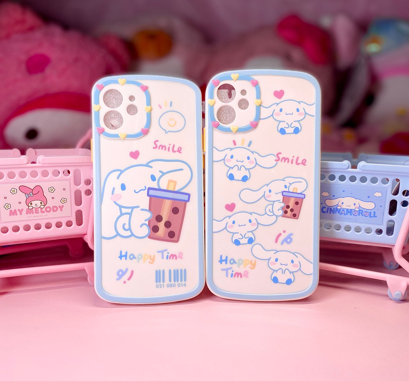 Cinnamoroll With Boba Milk Tea Phone Case Cute Phone Case - Etsy Israel