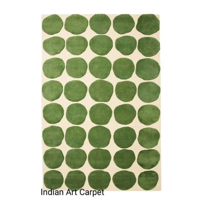Buy Hand Tufted Modern Stem Area Rug 100 Woolen Large Area Rug Green