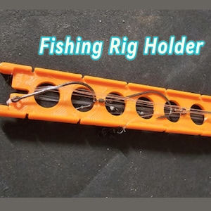 Fishing Rig Holder | Leader Line Storage Disc | Tangle-Free Hook and Sinker Organizer | 3D Printed Tackle Gear