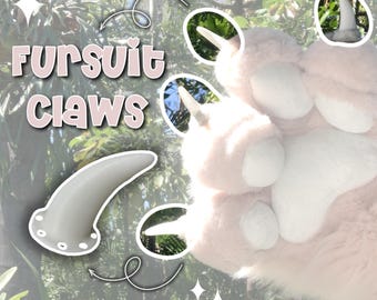 Fursuit Claws - Claws/nails for Fursuits, Paws, Costumes, Cosplay making - Assorted Sizes + Colours