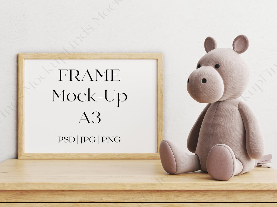 Nursery Landscape A3 Size Frame Mockup Set A3 Size Nursery Etsy