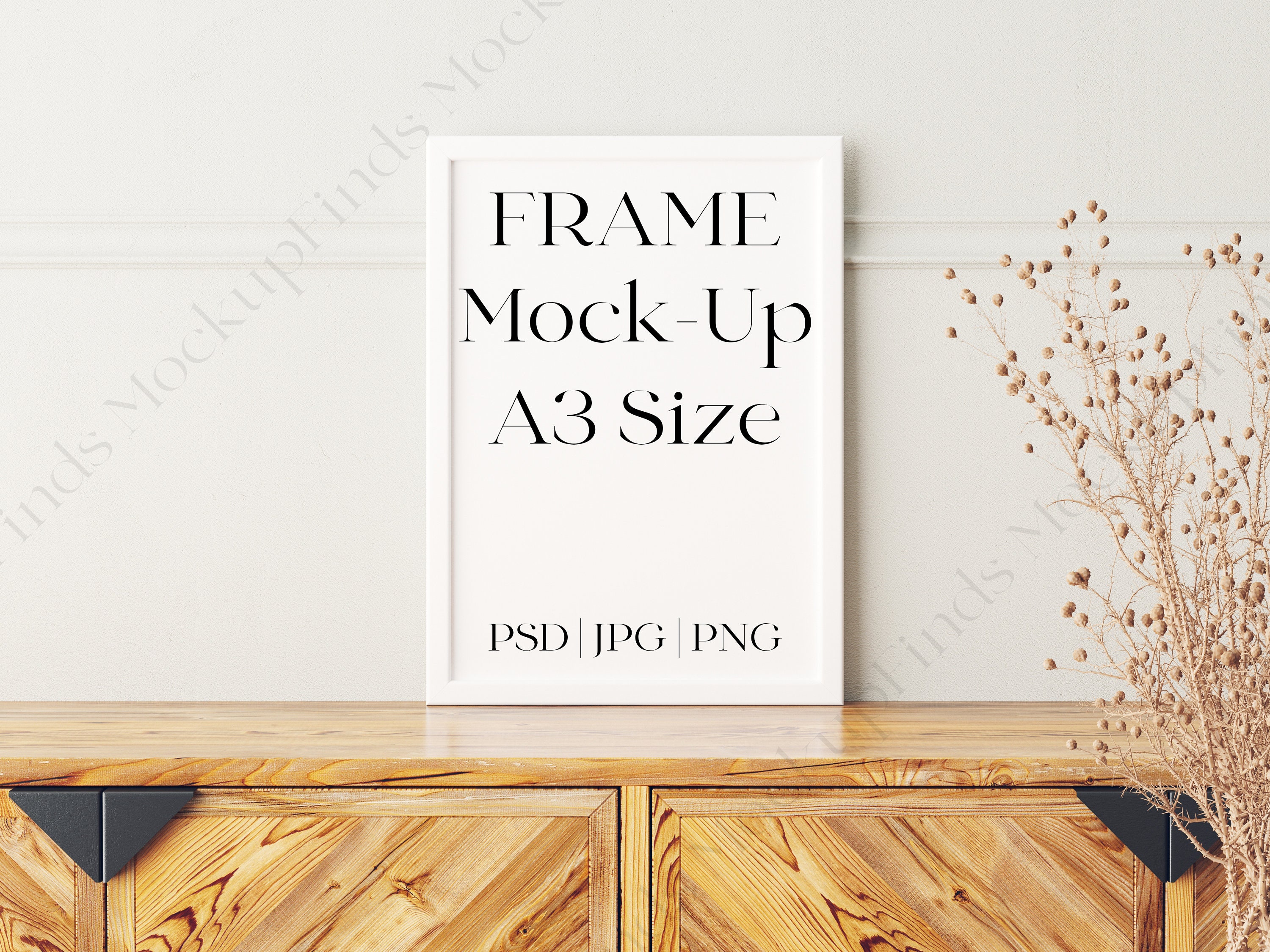 Portrait A3 Size Size Frame Mockup Set A3 Size Frame Mockup Etsy