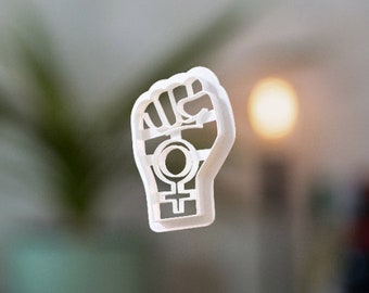 Feminismus Symbol - Woman Power - Keksausstecher - Keksform - Plätzchen - Kekse Ausstecher - 3D Druck - Frauenrechte - Woman Pride