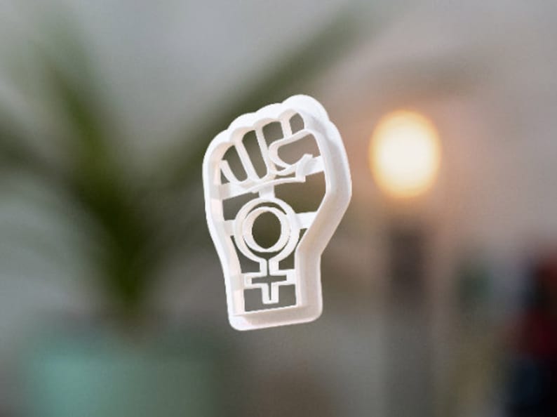 Feminismus Symbol Woman Power Keksausstecher Keksform Plätzchen Kekse Ausstecher 3D Druck Frauenrechte Woman Pride Woman Power Fist