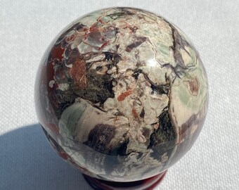 Natural Crystal Money Agate Ball Natural Crystal Ore Flame Stone Ball Crystal