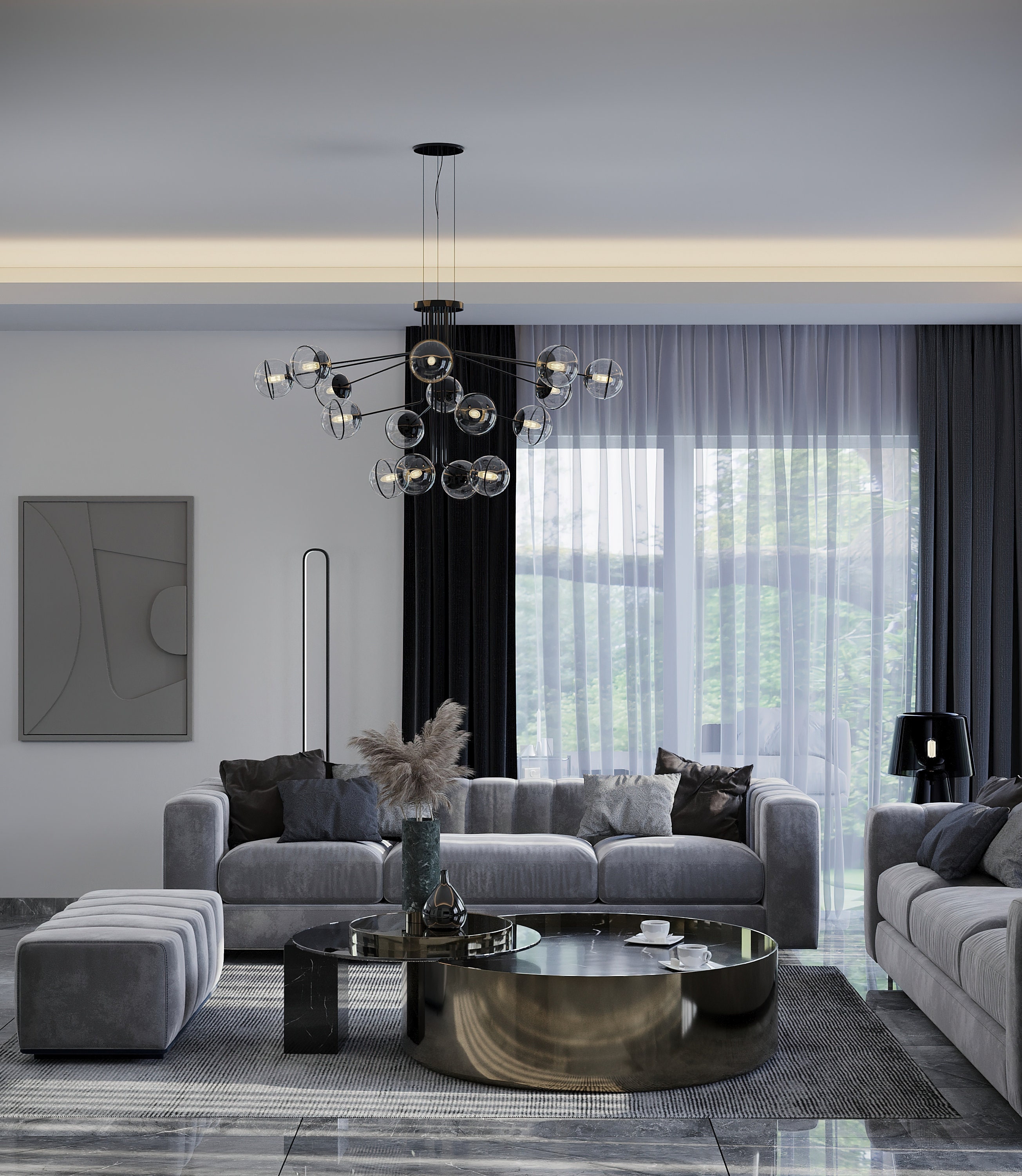 3D Living Room Interior Designs, Online Rendering, Kitchen 3d Rendering ...