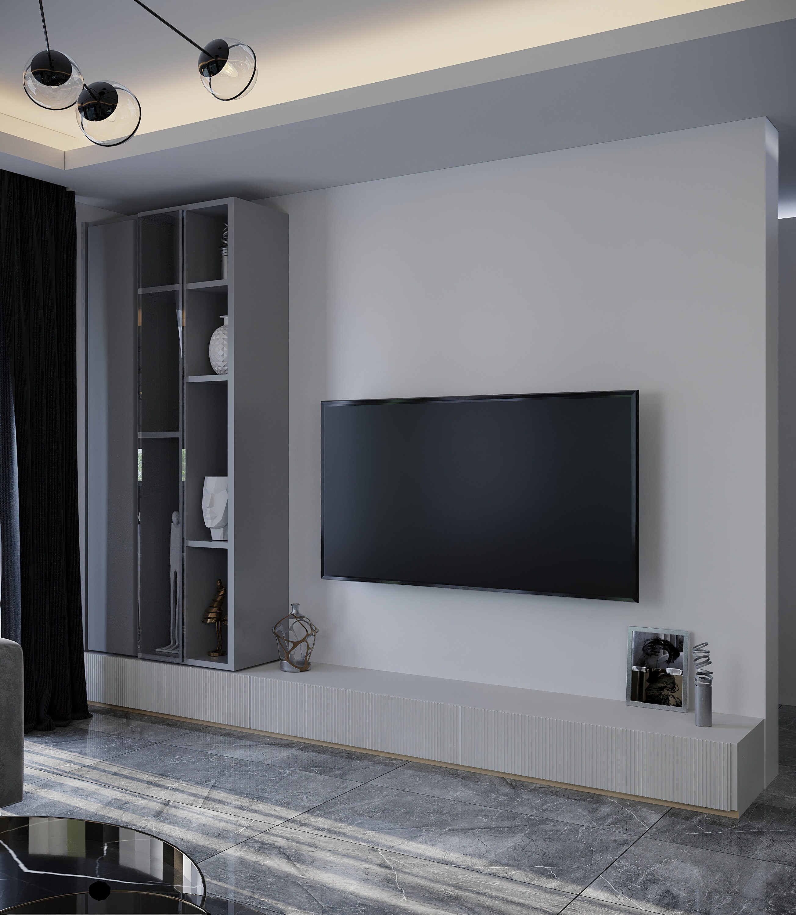 3D Living Room Interior Designs, Online Rendering, Kitchen 3d Rendering ...