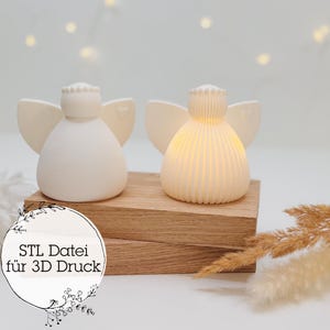 Digitaal STL-bestand Paulinchen | 3D-printen | Beschermengel voor Licht | Doopsel Communie Bevestiging Kerstmis