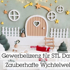 Gewerbelizenz für ALLE Wichtelwelt STL Dateien | Karlchens zauberhafte Wichtelwelt | 3D Druck