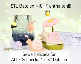 Commerciële licentie voor ALLE Snail Tiffy STL-bestanden | 3D-printen