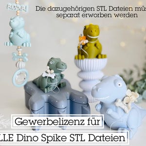 Gewerbelizenz für ALLE Dino Spike STL Dateien | Dinosaurier | 3D Druck |