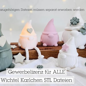 Gewerbelizenz für ALLE Wichtel Karlchen STL Dateien | 3D Druck
